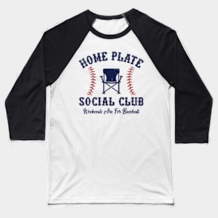 Home Plate  Social Club, Midday, Softball Mom, Softball Dad, Softball Game Day, Softball Grandma, Softball Family Baseball T-Shirt